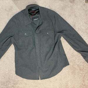 Jeremiah American Legacy Grey Wool-Like Polyester Coat Jacket - Size Large, New